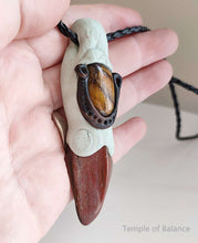 Load image into Gallery viewer, Pendant - Petrified Wood & Tiger's Eye