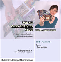 Load image into Gallery viewer, CARD READING CLUB - interpretation