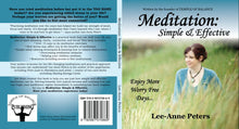 Load image into Gallery viewer, Book - Meditation: Simple & Effective