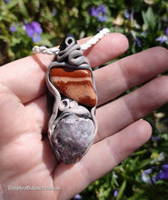 Load image into Gallery viewer, Pendant - Amethyst with Fancy Jasper