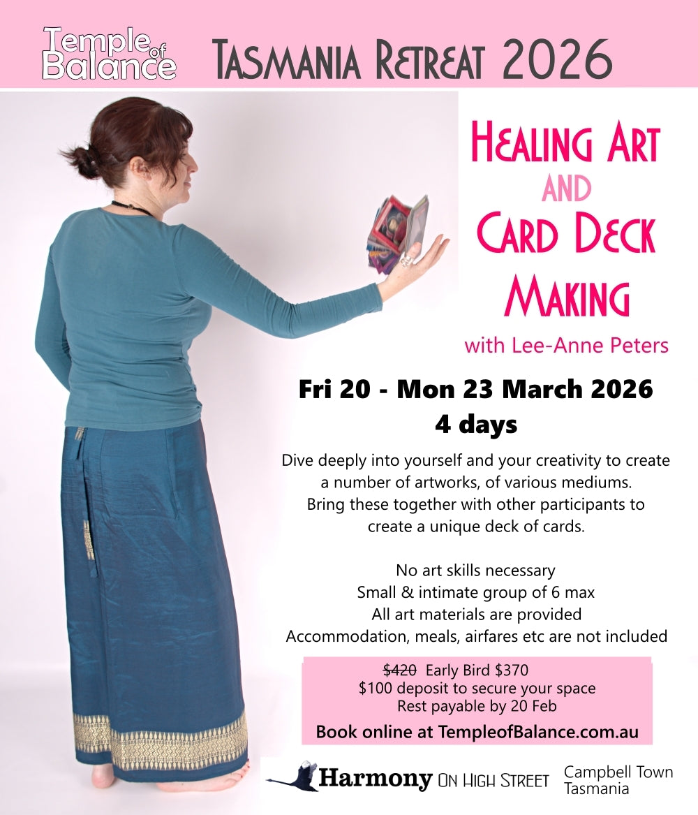 RETREAT - Healing Art & Card Deck Making - March - 4 days