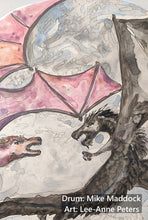 Load image into Gallery viewer, Shamanic Drum - Protective Dragons
