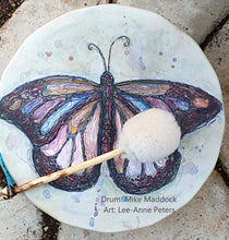 Load image into Gallery viewer, Shamanic Drum - Butterfly
