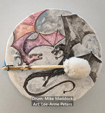 Load image into Gallery viewer, Shamanic Drum - Protective Dragons
