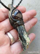 Load image into Gallery viewer, Pendant - Kyanite Fuschite with Amethyst

