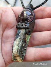 Load image into Gallery viewer, Pendant - Kyanite Fuschite with Amethyst
