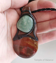 Load image into Gallery viewer, Pendant - Jasper &amp; Green Aventurine
