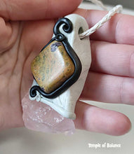 Load image into Gallery viewer, Pendant - Rose Quartz with Atlantisite
