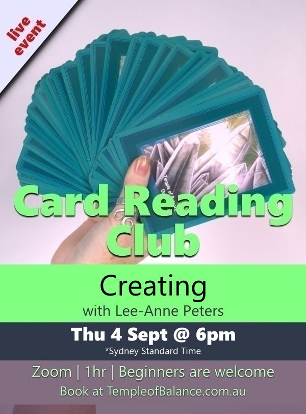 CARD READING CLUB - Creating
