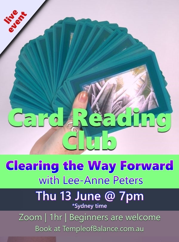 CARD READING CLUB - Clearing the Way Forward