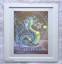 Load image into Gallery viewer, Art Print of Water Dragon
